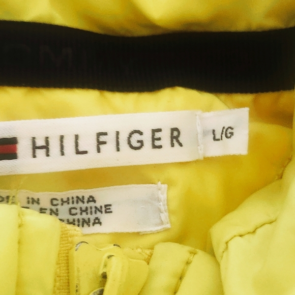 Tommy Hilfiger Yellow Puffer Vest - Picture 7 of 7